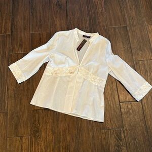 NWT Willi Smith Embellished top